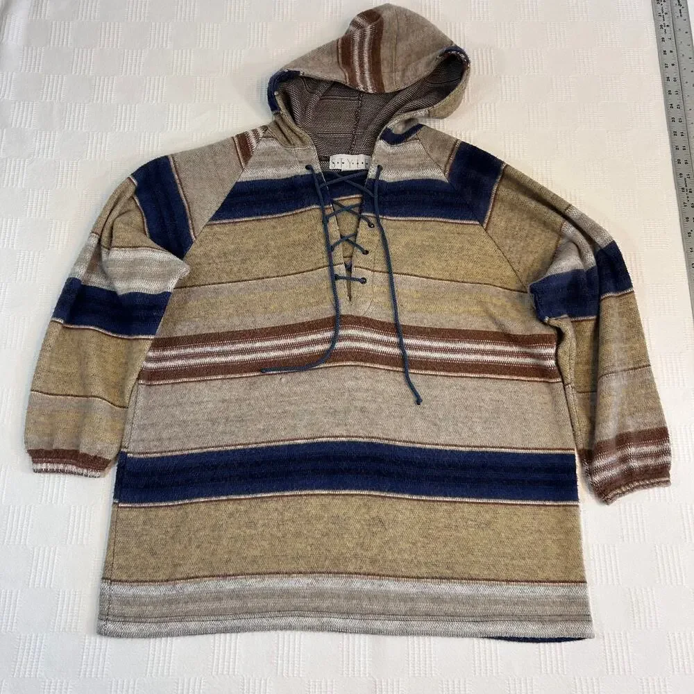 Womens Sweater Hoodie Medium New York & Company Style 100% Acrylic